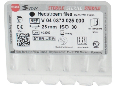 Hedström files 73/ 30 25mm sterile 6pcs
